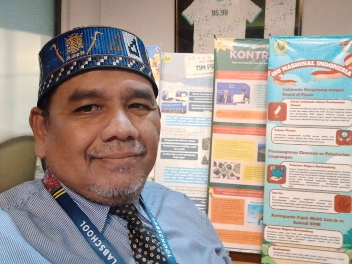 Omjay guru SMP Labschool Jakarta/dokpri