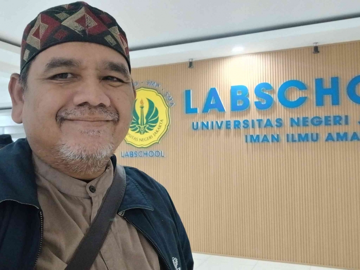 Omjay di labschool UNJ/dokpri