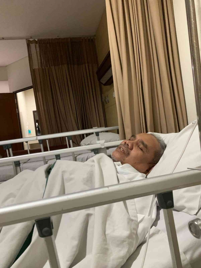 Ketika Omjay sakit dan dirawat di rumah sakit imanuel Bandung/dokpri