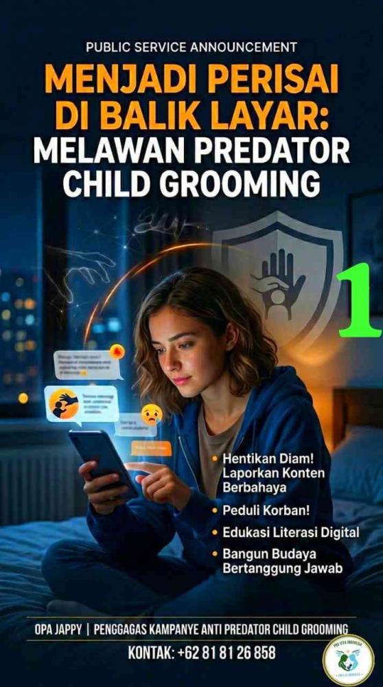 Kampanye Anti Predator Child Grooming | Opa Jappy