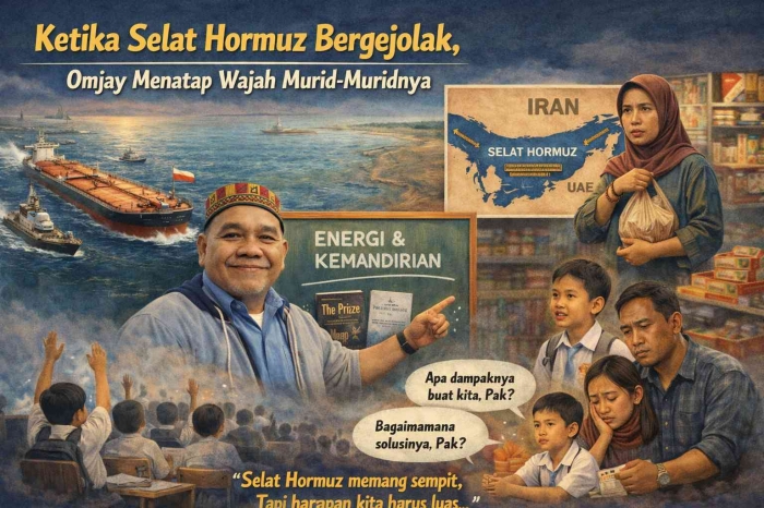 Omjay menatap murid-muridnya/ChatGPT