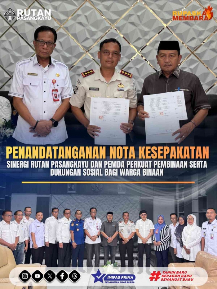 Rutan Pasangkayu dan Pemda Perkuat Pembinaan serta Dukungan Sosial bagi Warga Binaan