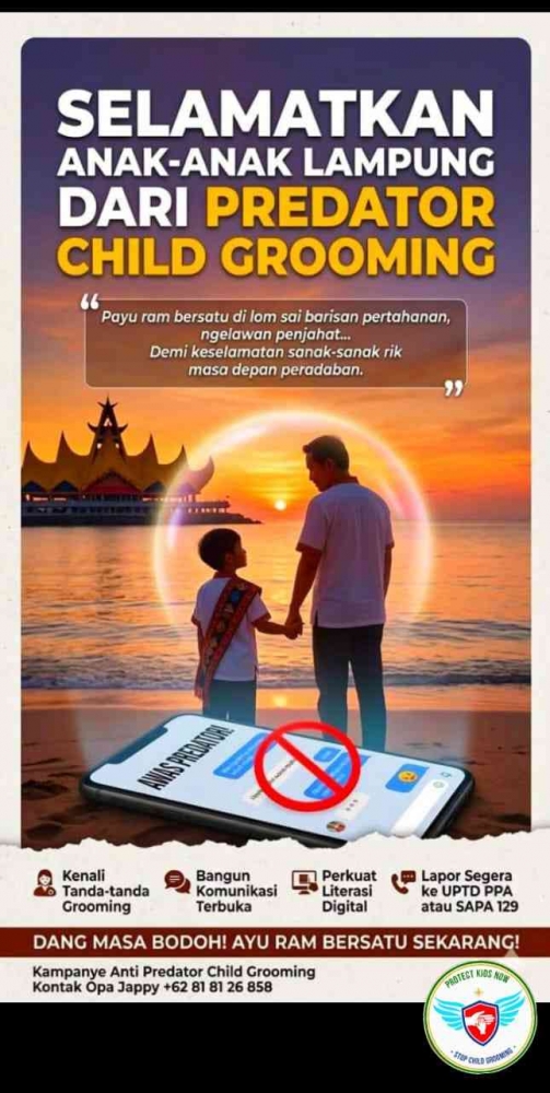 Kampanye Anti Predator Child Grooming | Opa Jappy
