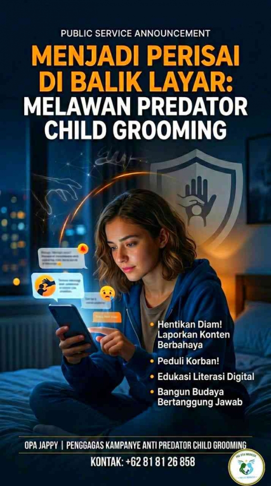 Kampanye Anti Predator Child Grooming | Opa Jappy