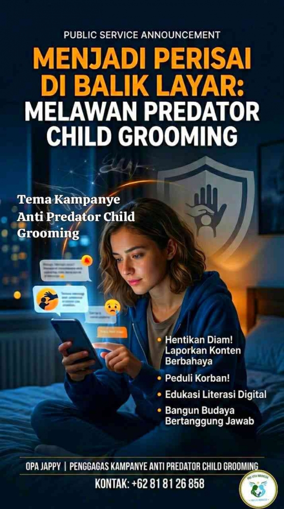 Kampanye Anti Predator Child Grooming | Opa Jappy