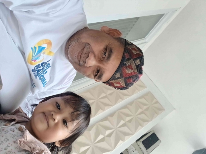 Omjay dan atisa cucunya/dokpri