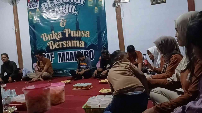 Sambutan pengurus CAF Mampiro oleh Om Fery (Dokumentasi pribadi: Isti Yogiswandani)