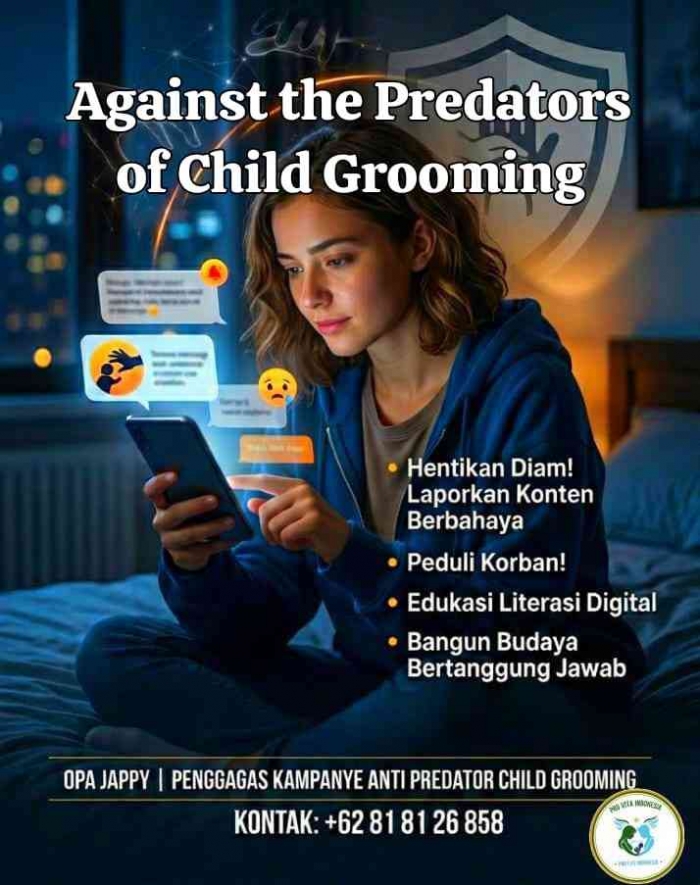 Kampanye Anti Predator Child Grooming | Opa Jappy