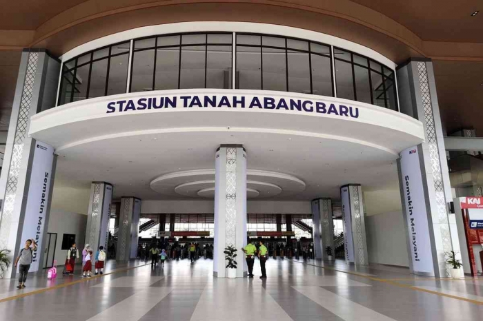 Stasiun Tanah Abang Baru (Foto Kompas.com/Suci Wulandari Suci).