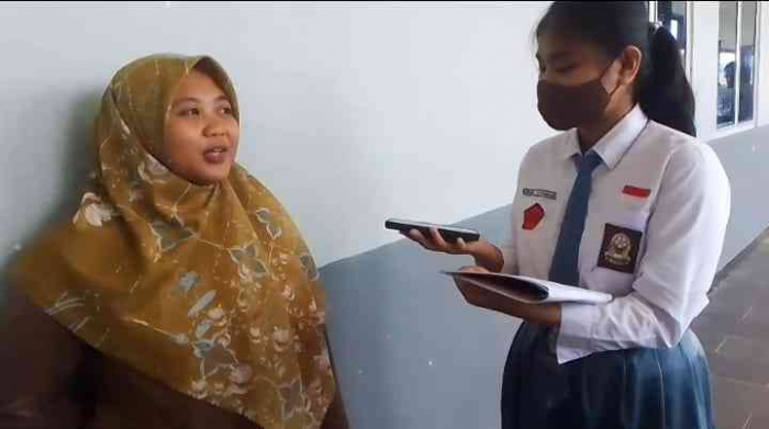 Students of SMA Negeri 16 Samarinda Challenged to Become Young Journalists/dokpri