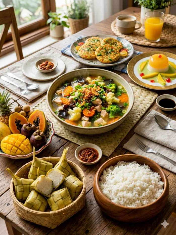 Hidangan Lebaran Aman dan Sehat Untuk Anak: Apa dan Bagaimana?(Dokumentasi pribadi diolah dengan Gemini AI)