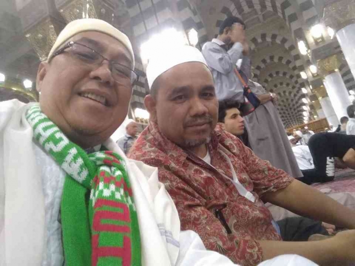 Saat Omjay umroh bersama pak Ismet/dokpri