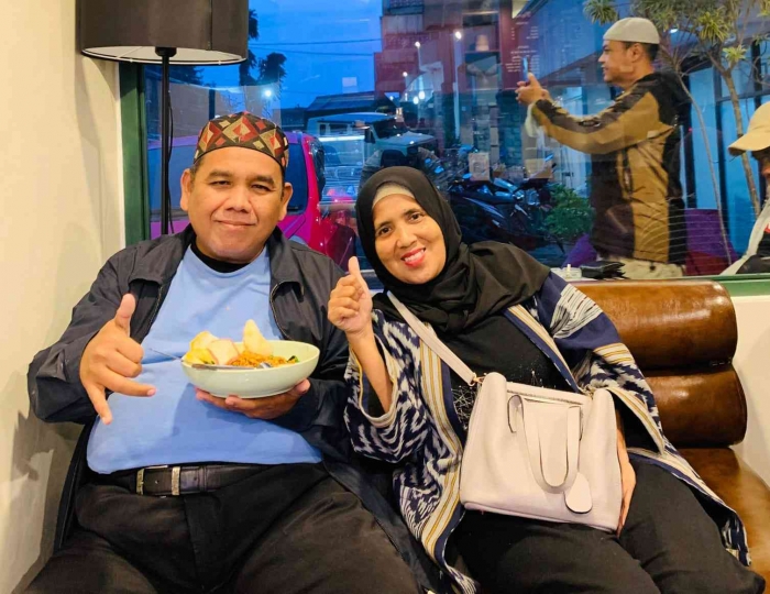 Omkay bersama.istri/dokpri