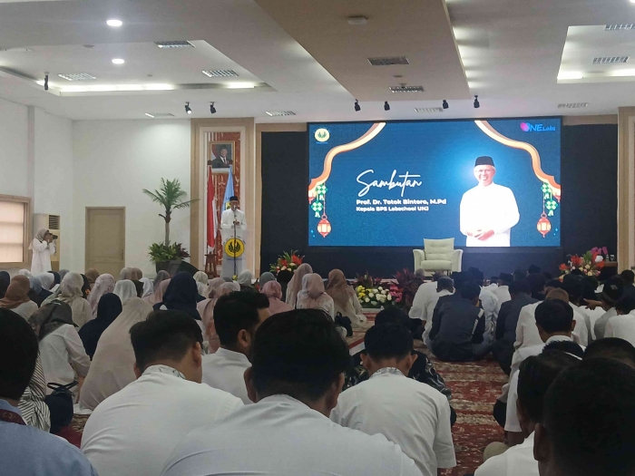 Suasana halal bi halal lqbschool unj/dokpri