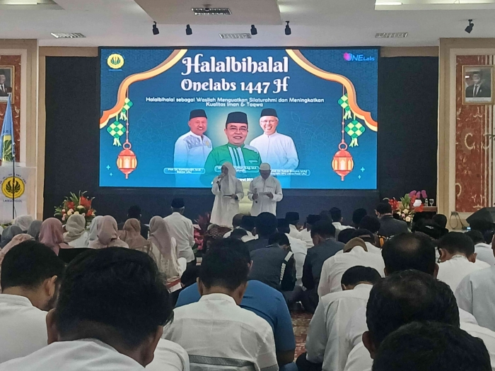 Pembawa acara halal bi halal/dokpri