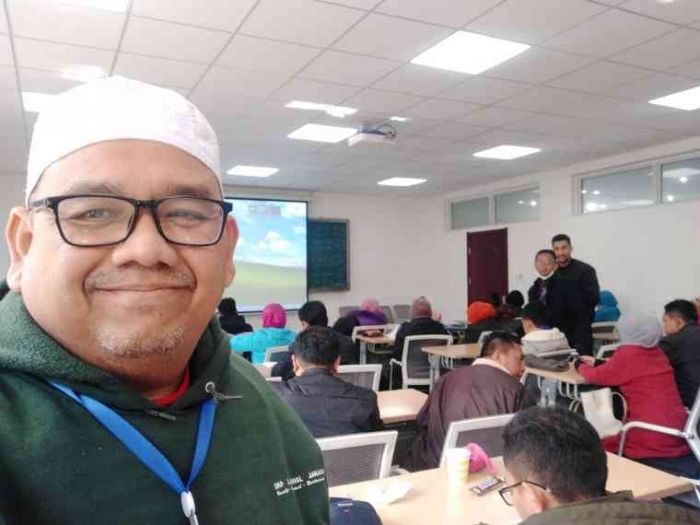 Omjay ketika be;ajar di China/dokpri