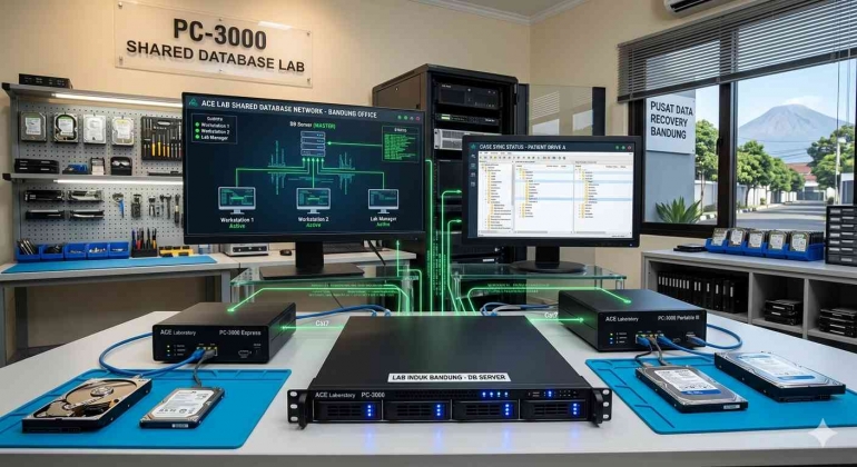 Workstation Client Computer Diagram Mengenal Fitur Shared Database pada PC-3000 Halaman 1 - Kompasiana.com