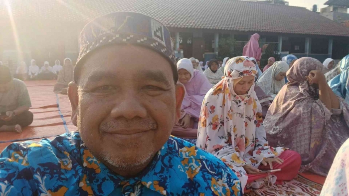 Omjay di SMPN 44 Jakarta/dokpri