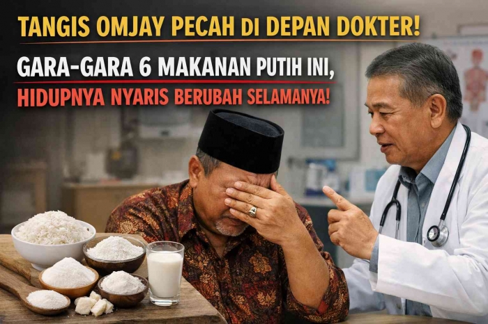 Ilustrasi Tangis Omjay Pecah di depan Dokter/ChatGpt