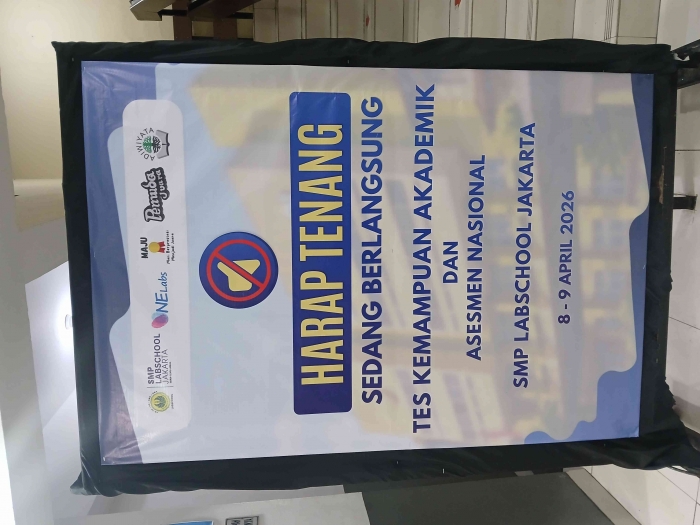 papan informasi dari panitia TKA dan AN/dokpri