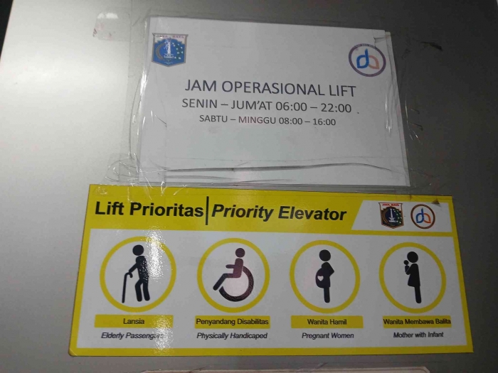 jam oparasional lift yang rusak/dokpri