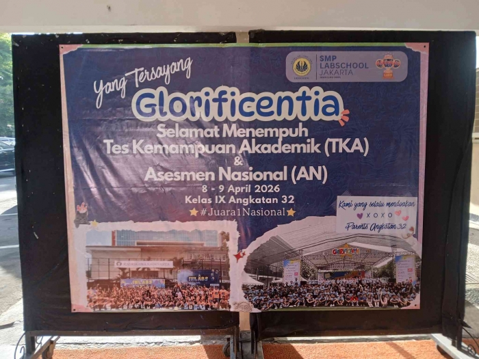 spanduk selamat menempuh TKA/dokpri