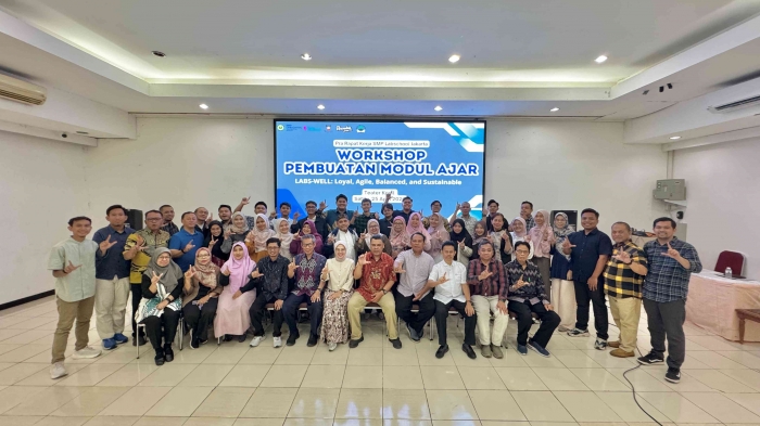 Peserta workshop pembuatan modul ajar/dokpri