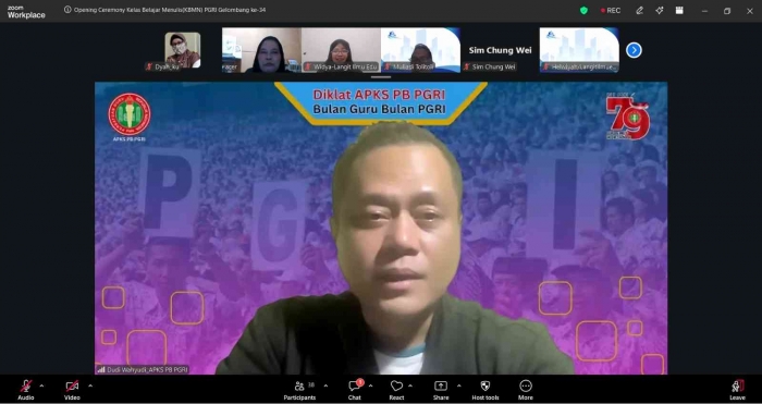 Acara p3mbukaan kbmn pgri gelombang 34/dokpri