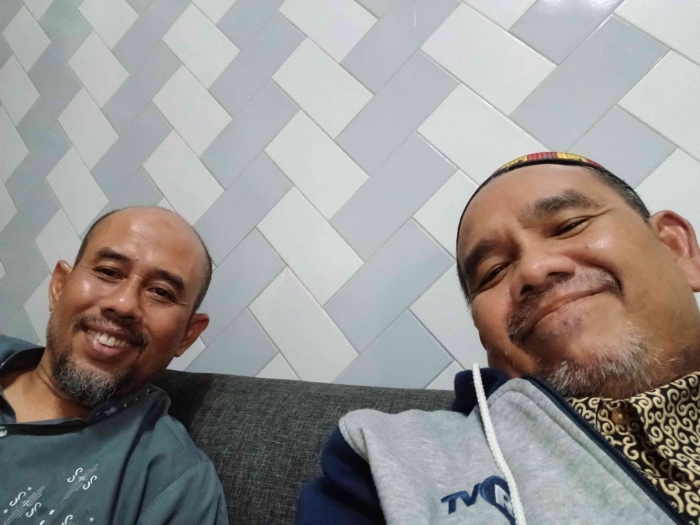 Omjay dan pak dedi guru bloggernya/dokpri