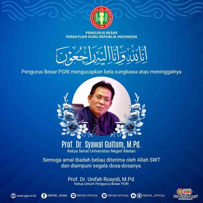Info duka pak syawal gultom meninggal/pgri