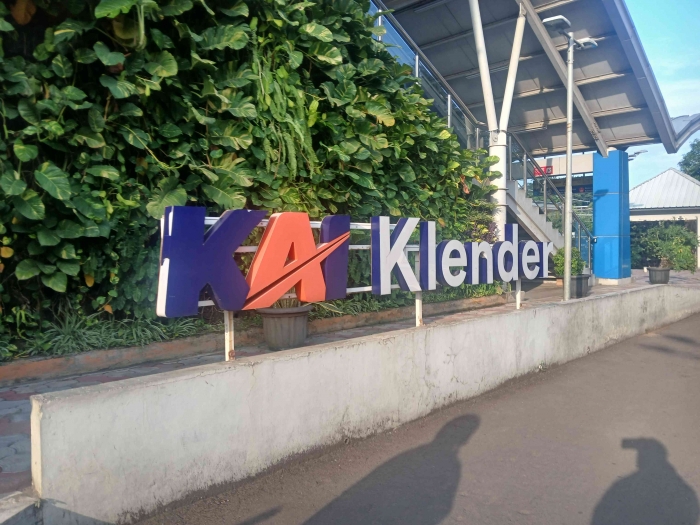 Stasiun klender yg biasa omjay kunjungi/dokpri