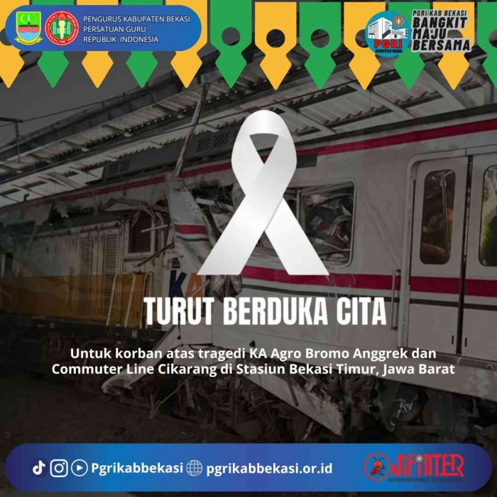 Ucapan duka dari pagri bekasi/pgri