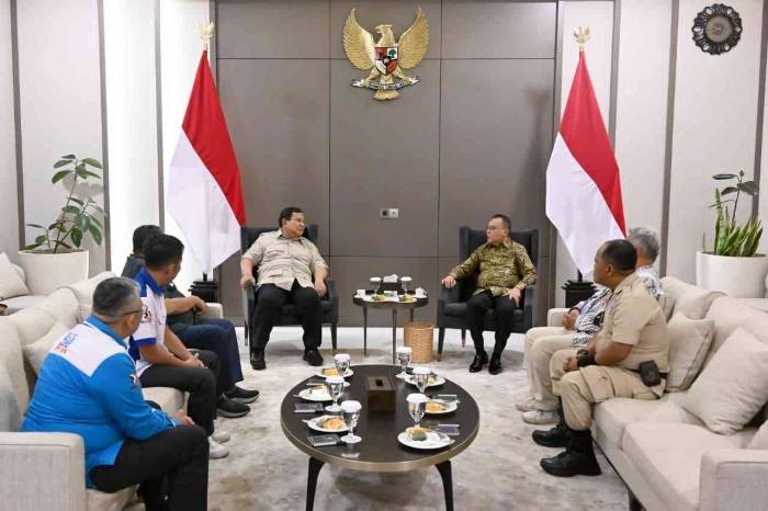 Ayah Didi dkk bertemu presiden Prabowo Subianto/dokpri