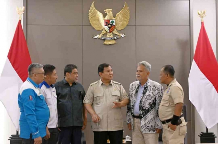 Foto bareng presiden prabowo/dokpri
