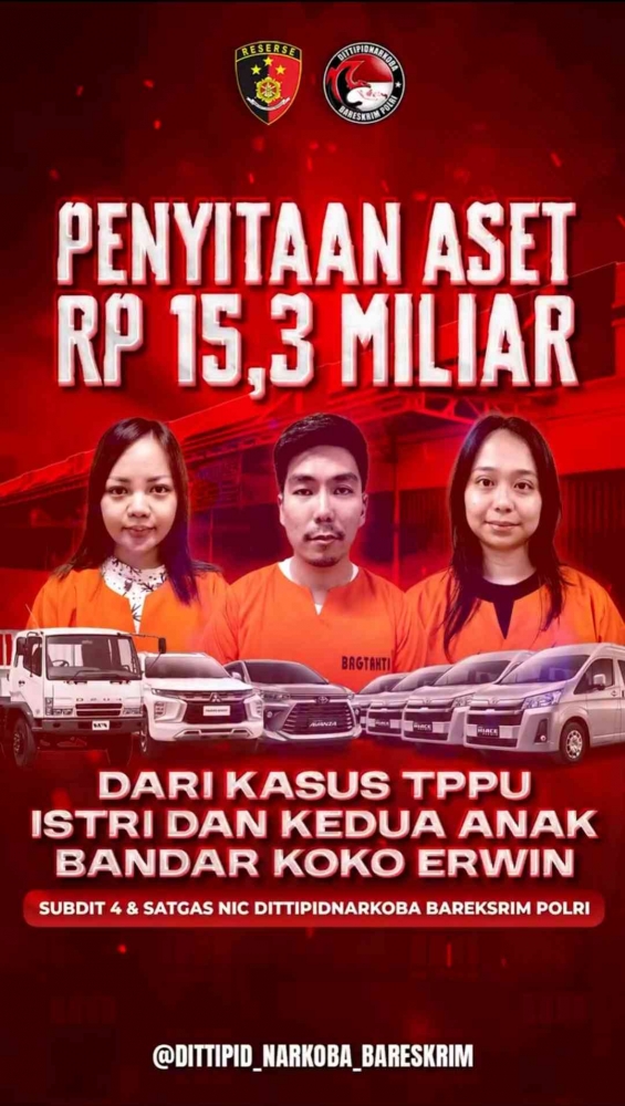 Foto Dokumentasi Dittipidnarkoba Bareskrim Polri