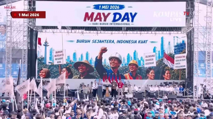 peringatan hari buruh/kompasTV