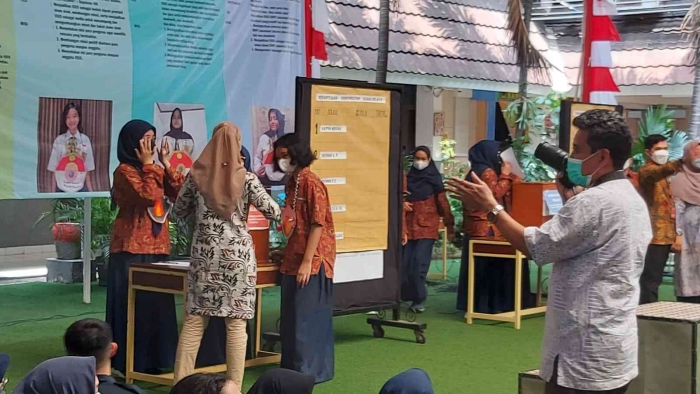 Pameran karya siswa/dokpri