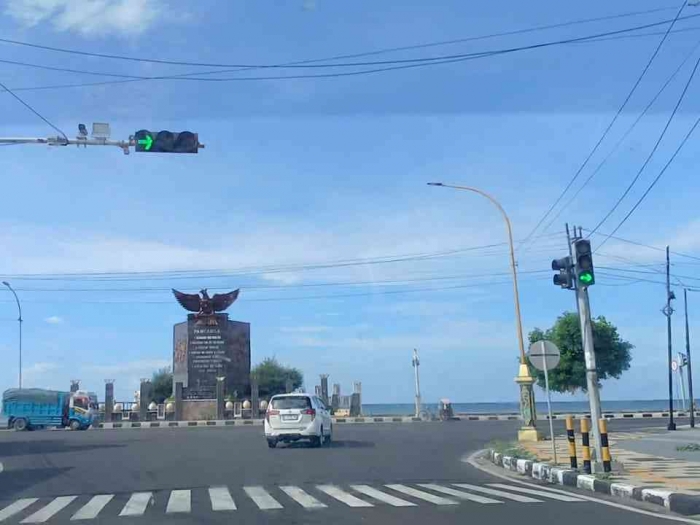 Memasuki Kota Tuban, sudah dekat lokasi (Dokumentasi pribadi: Isti Yogiswandani)