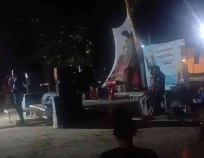 Sambutan ketua CVI Talangono (Dokumentasi pribadi: Isti Yogiswandani)
