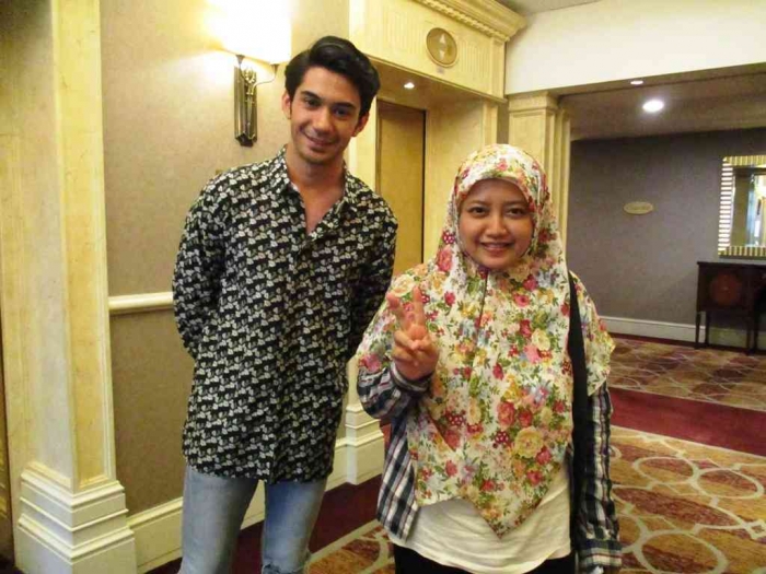 Saya dan Reza Rahadian di JW Marriott Bukit Bintang, KL Malaysia (dok pribadi)