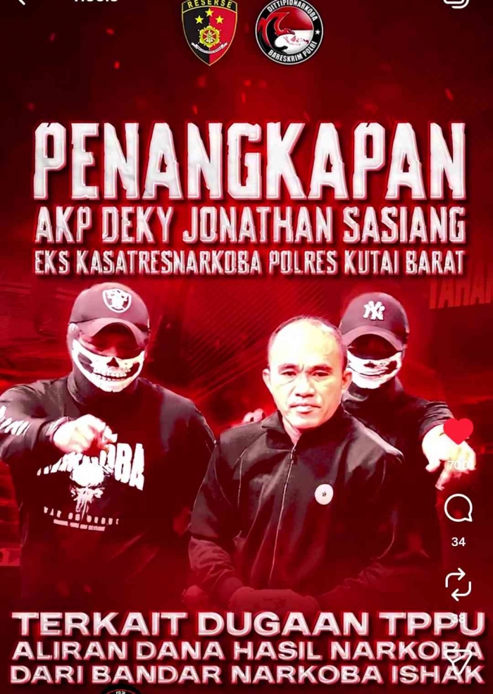 Foto Dokumentasi Dittipidnarkoba Bareskrim Polri