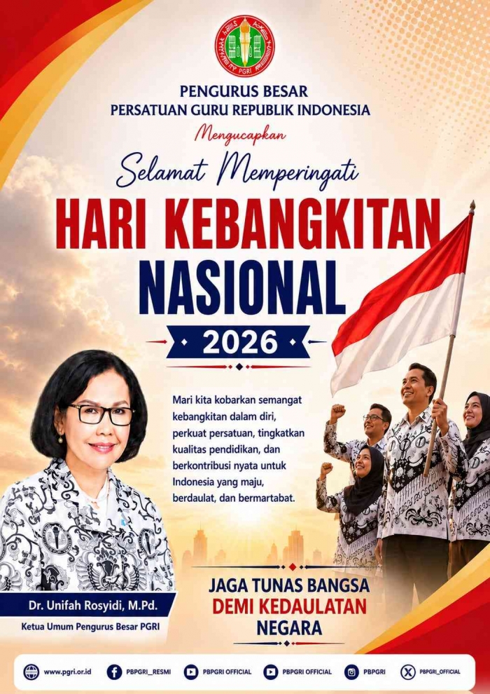 ucapan hari kebangkitan nasional/pgri