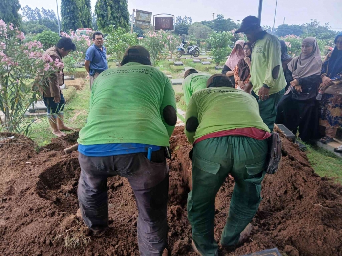 Pemakaman Kakak Omjay/dokpri