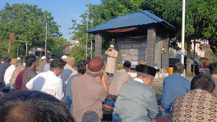 Suasana sholat idul adha/dokpri