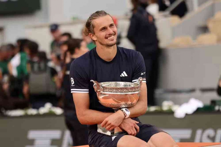 Petenis Jerman Alexander Zverev Juara Tunggal Putra Grand Slam Tenis ...