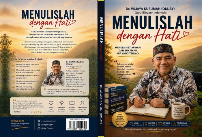 Buku menulislah dengan hati/dokpri