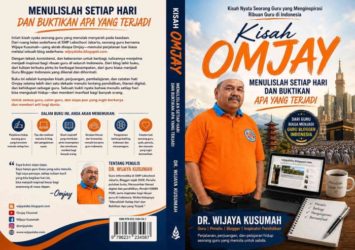 Buku kisah Omjay menulis setiap hari/dokpri