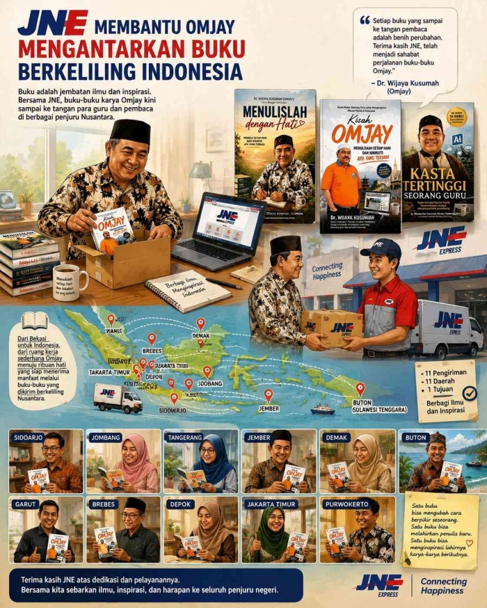 JNE bantu omjay/dokpri