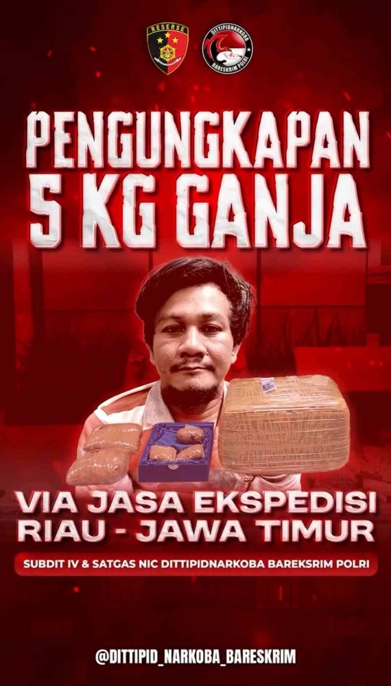 Foto Dokumentasi Dittipidnarkoba Bareskrim Polri