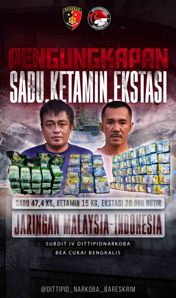 Foto Dokumentasi Dittipidnarkoba Bareskrim Polri